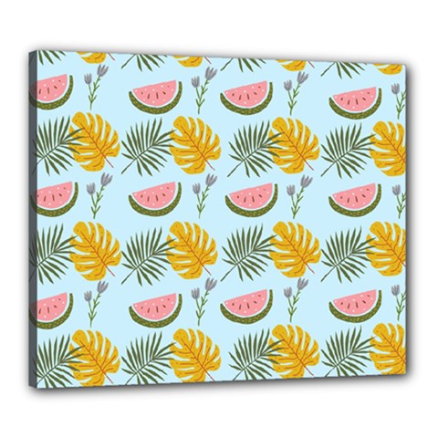 Summer Pattern Texture Vibes Canvas 24  x 20  (Stretched) from ArtsNow.com