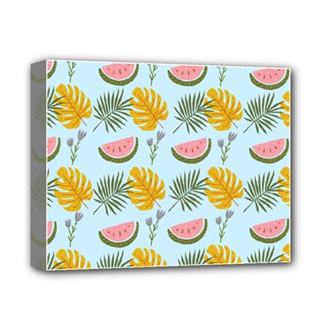 Summer Pattern Texture Vibes Deluxe Canvas 14  x 11  (Stretched) from ArtsNow.com