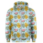 Summer Pattern Texture Vibes Men s Zipper Hoodie