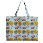Summer Pattern Texture Vibes Zipper Mini Tote Bag