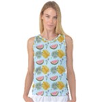 Summer Pattern Texture Vibes Women s Basketball Tank Top