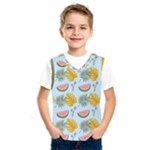 Summer Pattern Texture Vibes Kids  Basketball Tank Top