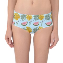 Mid-Waist Bikini Bottoms 