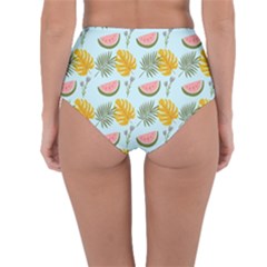Reversible High-Waist Bikini Bottoms 