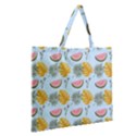 Zipper Large Tote Bag 