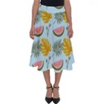 Summer Pattern Texture Vibes Perfect Length Midi Skirt