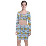 Summer Pattern Texture Vibes Top and Skirt Sets
