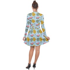Long Sleeve Panel Dress 