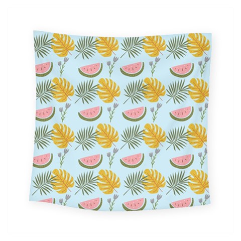 Summer Pattern Texture Vibes Square Tapestry (Small) from ArtsNow.com