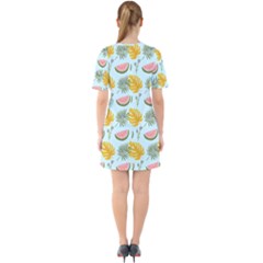 Sixties Short Sleeve Mini Dress 
