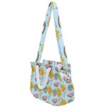 Summer Pattern Texture Vibes Rope Handles Shoulder Strap Bag