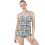 Summer Pattern Texture Vibes Boyleg Tankini Set 