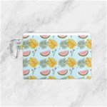Summer Pattern Texture Vibes Canvas Cosmetic Bag (Small)