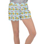 Summer Pattern Texture Vibes Women s Velour Lounge Shorts