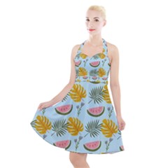 Halter Party Swing Dress  