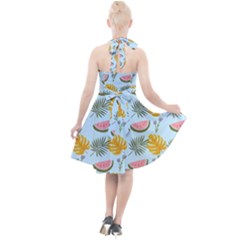 Halter Party Swing Dress  