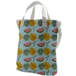 Summer Pattern Texture Vibes Canvas Messenger Bag