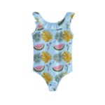 Summer Pattern Texture Vibes Kids  Frill Swimsuit