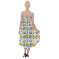 High-Low Halter Chiffon Dress  
