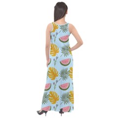 Sleeveless Velour Maxi Dress 