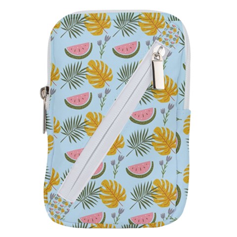 Summer Pattern Texture Vibes Belt Pouch Bag (Large) from ArtsNow.com