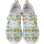 Summer Pattern Texture Vibes Men s Velcro Strap Shoes
