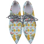 Summer Pattern Texture Vibes Pointed Oxford Shoes
