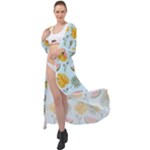 Summer Pattern Texture Vibes Maxi Chiffon Beach Wrap