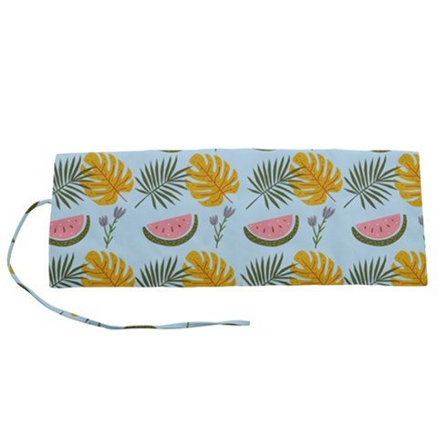 Summer Pattern Texture Vibes Roll Up Canvas Pencil Holder (S) from ArtsNow.com