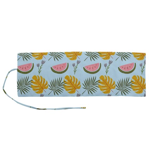 Summer Pattern Texture Vibes Roll Up Canvas Pencil Holder (M) from ArtsNow.com