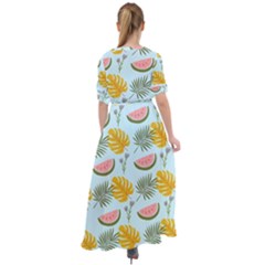 Waist Tie Boho Maxi Dress 