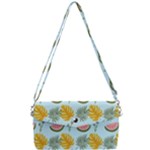 Summer Pattern Texture Vibes Removable Strap Clutch Bag