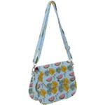 Summer Pattern Texture Vibes Saddle Handbag