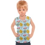 Summer Pattern Texture Vibes Kids  Sport Tank Top
