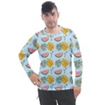 Summer Pattern Texture Vibes Men s Pique Long Sleeve T-Shirt