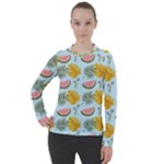 Summer Pattern Texture Vibes Women s Pique Long Sleeve T-Shirt