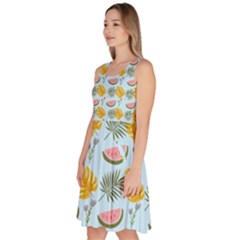Knee Length Skater Dress With Pockets 