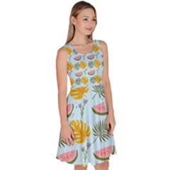 Knee Length Skater Dress With Pockets 