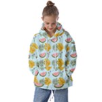Summer Pattern Texture Vibes Kids  Oversized Hoodie