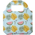 Summer Pattern Texture Vibes Foldable Grocery Recycle Bag