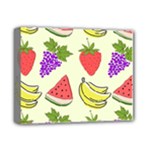 Fruits Pattern Background Food Deluxe Canvas 14  x 11  (Stretched)