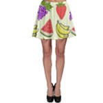 Fruits Pattern Background Food Skater Skirt