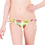 Fruits Pattern Background Food Bikini Bottoms
