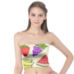 Fruits Pattern Background Food Tube Top