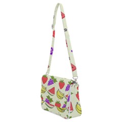 Shoulder Bag with Back Zipper 