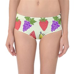 Mid-Waist Bikini Bottoms 