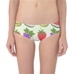 Fruits Pattern Background Food Classic Bikini Bottoms