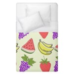 Fruits Pattern Background Food Duvet Cover (Single Size)