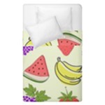 Fruits Pattern Background Food Duvet Cover Double Side (Single Size)