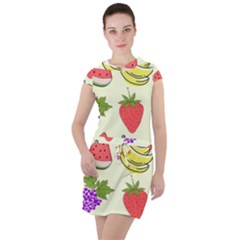 Drawstring Hooded Dress 
